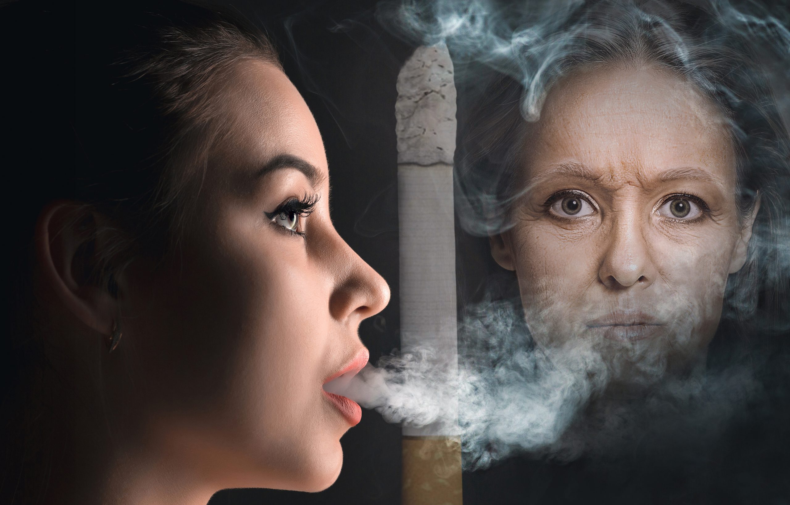 Włókna kolagenowe pójdą z dymem …czyli o wpływie palenia na skórę