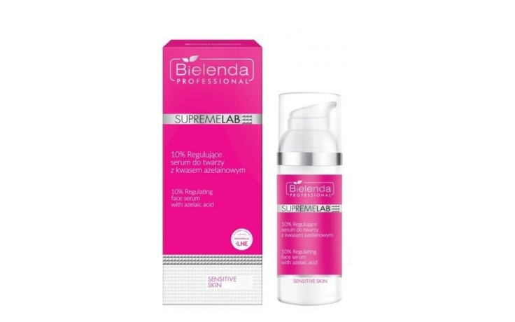 Bielenda Supremelab Sensitive Skin 10% Regulujące serum do twarzy z kwasem azelainowym 50ml 