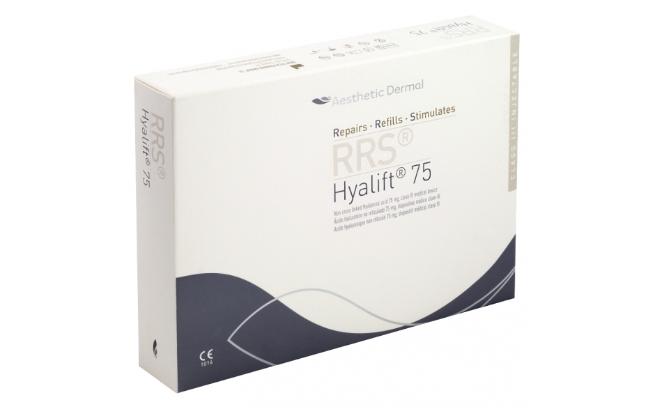  RRS Hyalift 75 fiolka 5ml, mezokoktajl, mezoterapia igłowa