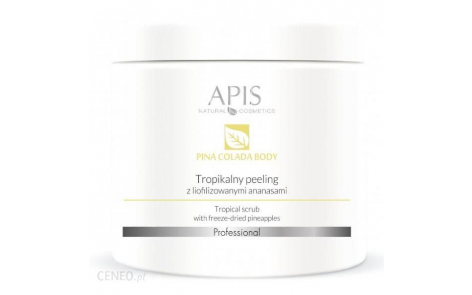 APIS Professional Pina Colada Body Tropikalny peeling z liofilizowanymi ananasami 200g
