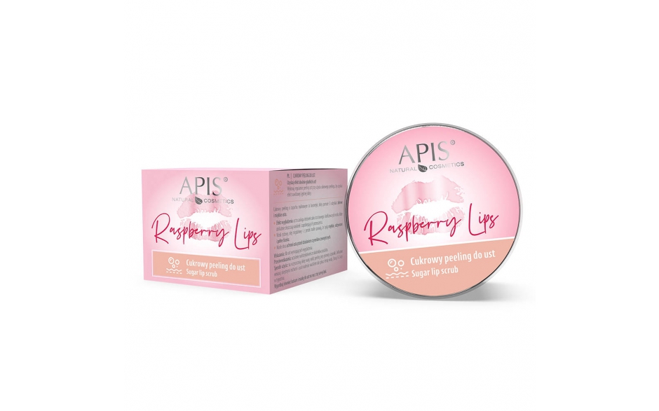 APIS Raspberry Lips Cukrowy peeling do ust 10ml 
