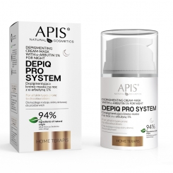 APIS Depiq Pro System Depigmentująca kremo-maska na noc z arbutyną 1% 50ml 