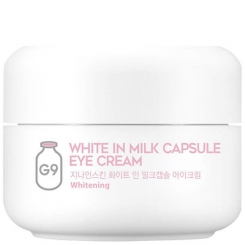 G9SKIN White In Milk Capsule Eye Cream - Rozjaśniający krem pod oczy 30ml 