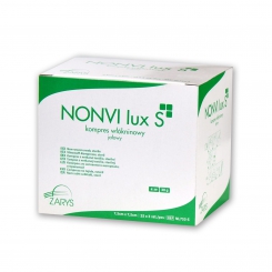 Kompresy z włókniny jałowe NONVI lux S 7,5cm x 7,5cm 25x2szt