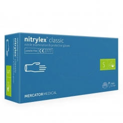 Rękwice Nitrylex CLASSIC BLUE 100 S