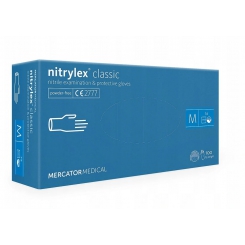 Rękawice nitryl NITRYLEX CLASSIC nieb 100 M